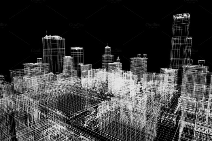 City buildings plans in 3d printing featuring city, buildings, and project